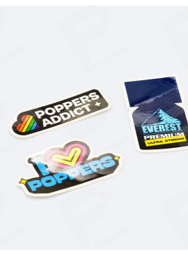 Poppers Sticker x3 details