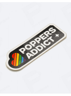 poppers addict sticker