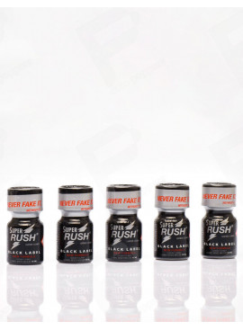 Super Rush Black Label 10 ml x5