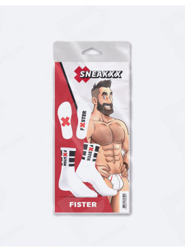 SneakXX Fister Witte Sokken packaging