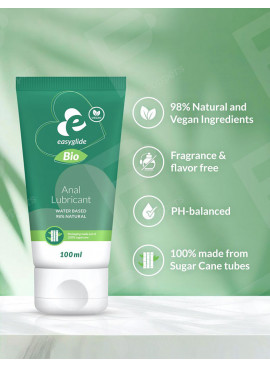 Easyglide Anaal Glijmiddel Bio 98% Natuurlijk 100 ml details
