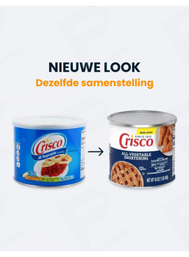 Crisco glijmiddel 453 g nieuwe look