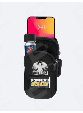 Darklands Fuck Bag TAG Poppers Addict ruimte voor accessoires en smartphone