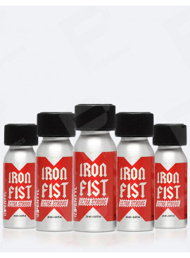 5-pack Iron Fist Ultra Strong Poppers 24 ml