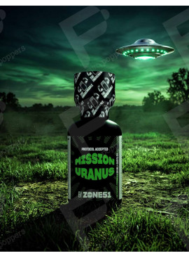 Poppers Mission Uranus Zone 51 - Ultramyl 24 ml in de ruimte