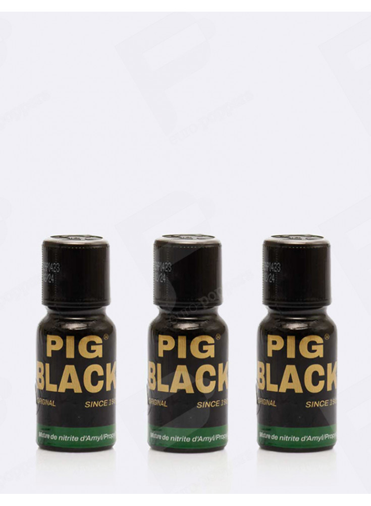 Pig Black Pack 15 ml x3