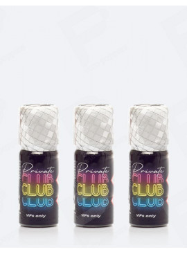 Private Club 10 ml pack met 3 poppers