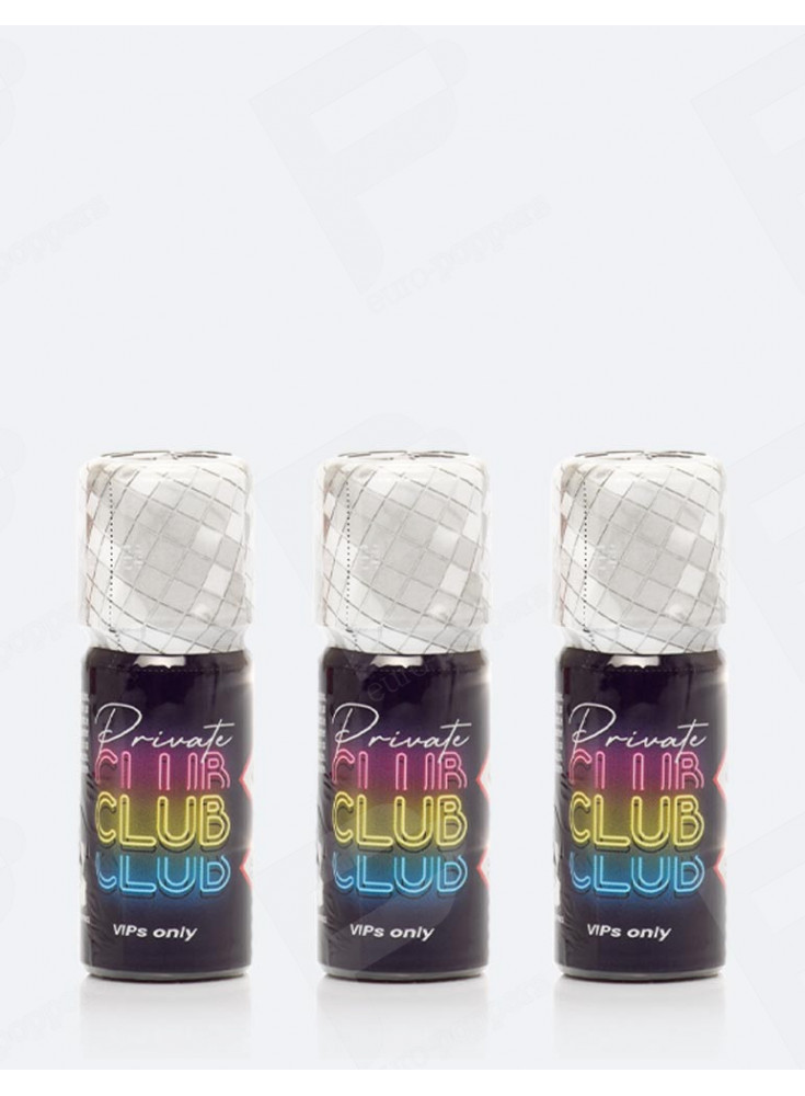 Private Club 10 ml pack met 3 poppers