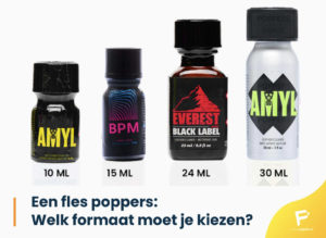 Lees meer over het artikel Een fles poppers: Welk formaat moet je kiezen?