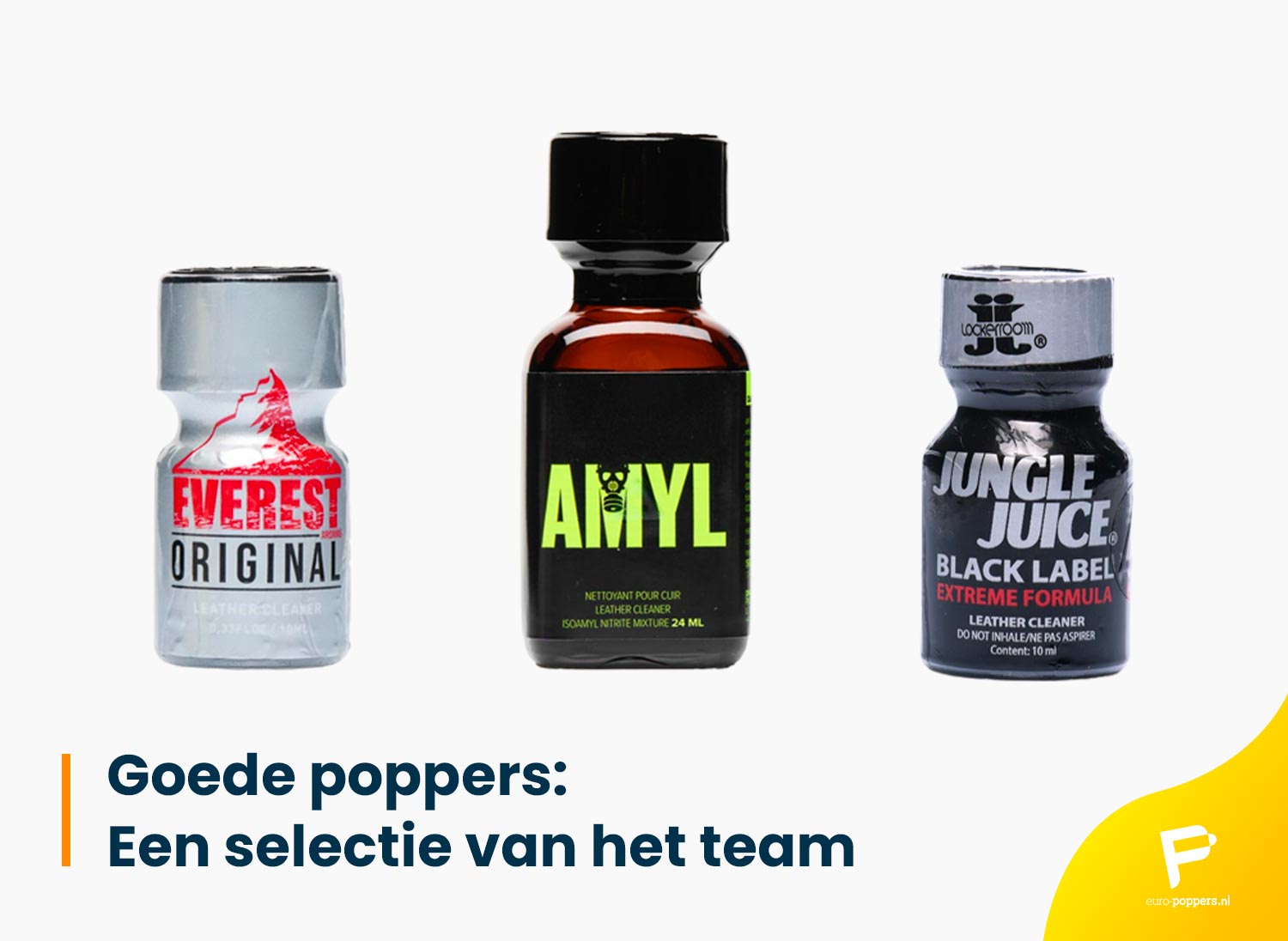 Lees meer over het artikel Goede poppers: Een selectie van het team