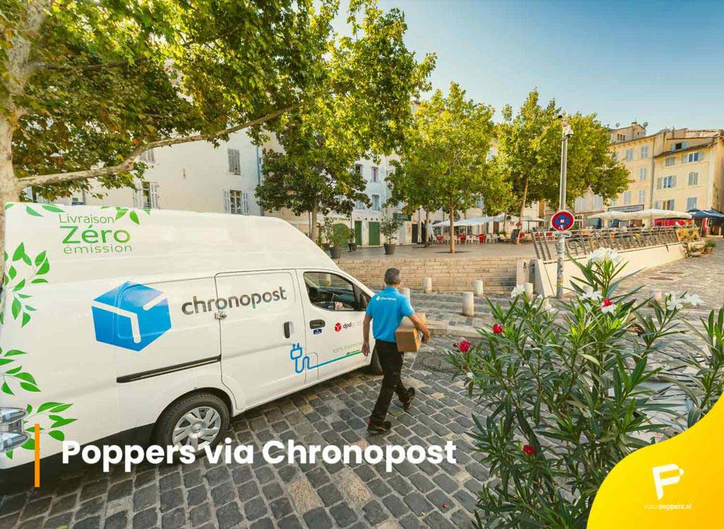 Je bekijkt nu Poppers via Chronopost: vanaf nu spoedlevering mogelijk